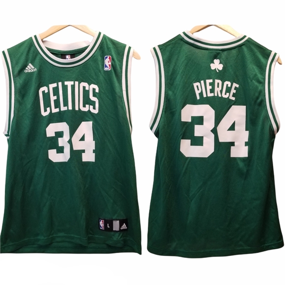 {YL/14-16} Adidas NBA Boston Celtics Basketball Jersey Tank Top